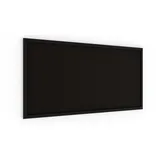 ALLboards Pinnwand, Korktafel in Schwarz, 80×40 cm, Holzrahmen – Schwarz lackiert