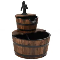 vidaXL Gartenbrunnen mit Pumpe 44,5x44,5x58 cm
