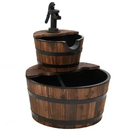 vidaXL Gartenbrunnen mit Pumpe 44,5x44,5x58 cm