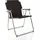 BigDean Campingstuhl Set Schwarz