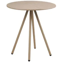 VCM Cafétisch Berta Ø 70 cm Taupe