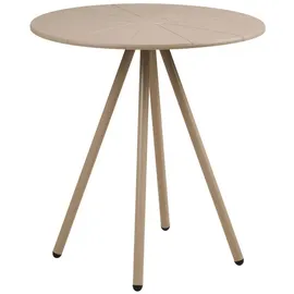 VCM Cafétisch Berta Ø 70 cm Taupe