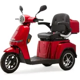 Efun ECO ENGEL 506 Rot, 20 Ah Li-Io Akku Herausnehmbar, 25 km/h, 1000 Watt/ 3-Rad Elektromobil - Rot