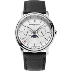 Frederique Constant Classics Index Business Timer FC-270SW4P26 - matt,silber,schwarz - 40mm