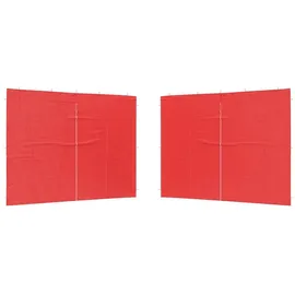 vidaXL Seitenwand für Party Zelt 2 Stück 3,00 x 1,95 m Rot
