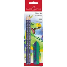 Faber-Castell Dino Bleistift-Set HB blau, 1 Set