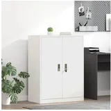 vidaXL Aufbewahrungsschrank 80 x 40 x 105 cm Weiß