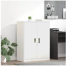 vidaXL Aufbewahrungsschrank 80 x 40 x 105 cm Weiß