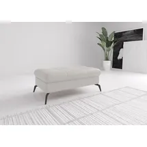 sit&more Polsterhocker SIT & MORE "Amica", weiß (reinweiß), B:102cm H:47cm T:69cm, Hocker, Polsterhocker, mit Stauraum