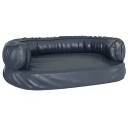 VidaXL Hundebett Ergonomisch Kunstleder blau M