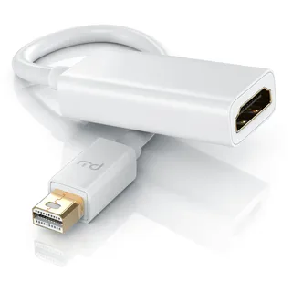 Primewire Mini DisplayPort zu HDMI Adapter, Ultra HD 4k MiniDP zu HDMI Buchse Monitor Konverter, Adapterkabel