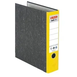 Herlitz maX.file nature DIN A4 80 mm Gelb 1 St.