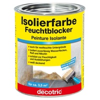 Decotric Isolierfarbe Feuchtblocker 750 ml weiß