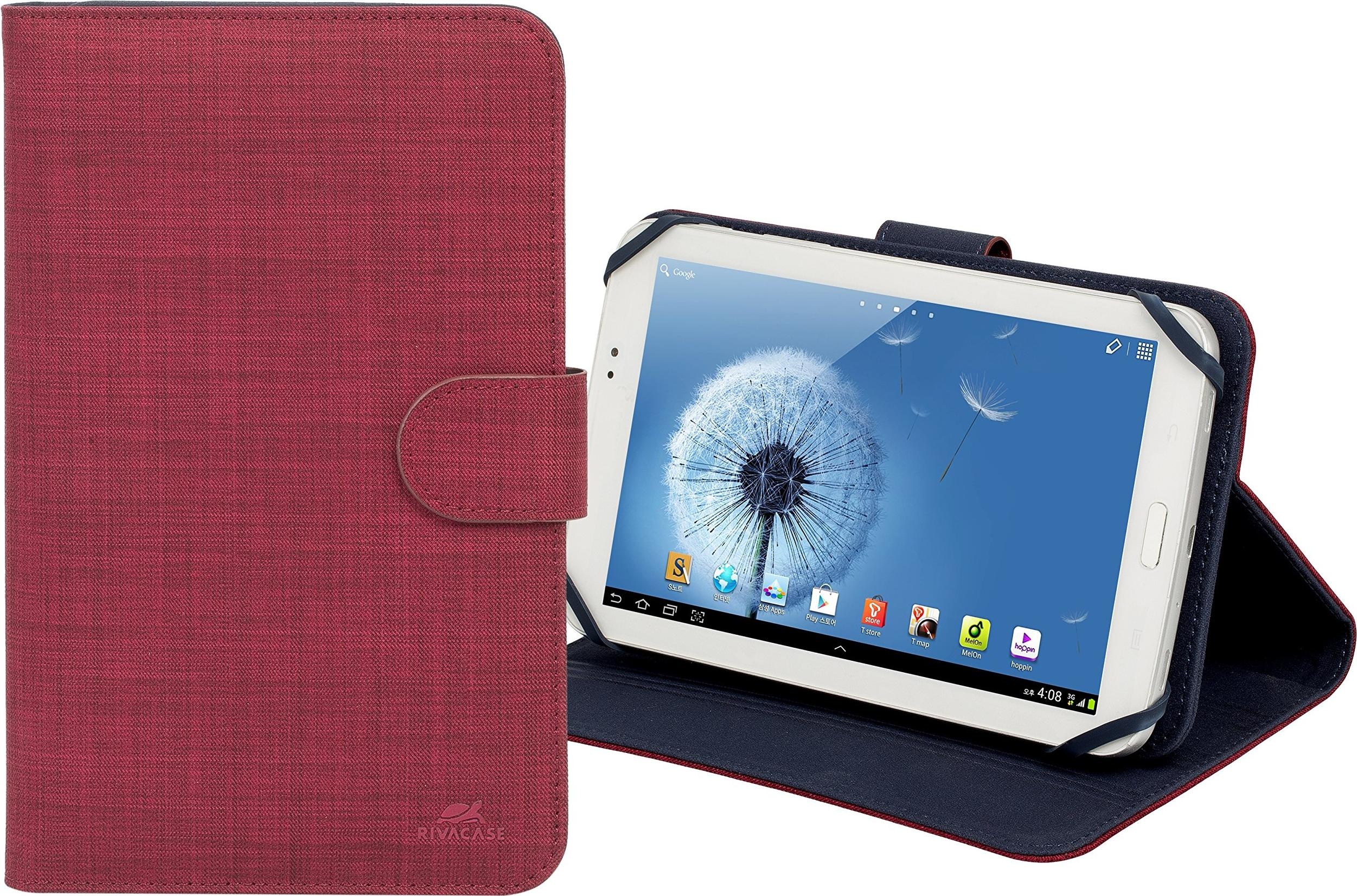 Rivacase 7'' Universal (Universal), Tablet Hülle, Rot