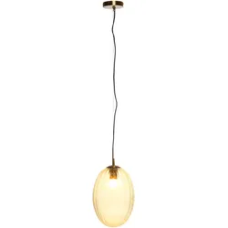 KAYOOM Hängeleuchte "Virgina", braun (bernsteinfarben), Ø 23cm H: 36cm, Lampen, hochwertig, außergewöhnlich, handgefertigt