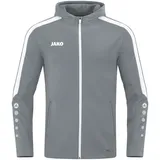Jako Kapuzenjacke Power Steingrau 164