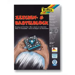 Folia Zeichen- & Bastelblock, Kunstpapier, 20 Blätter