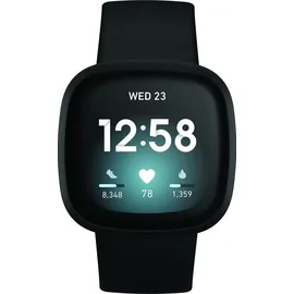 Fitbit Versa 3 schwarz/aluminium schwarz