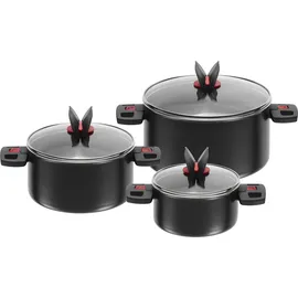 BALLARINI Click & Cook Topf-Set 3-tlg.