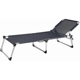 Garden Pleasure ABACO Sonnenliege 214 x 70 x 0 cm Anthrazit