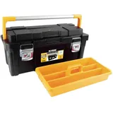 Ironside Werkzeugkasten Pro plus 650 x 300 x 295 mm schwarz/gelb