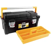 Ironside Werkzeugkasten Pro plus 650 x 300 x 295 mm schwarz/gelb