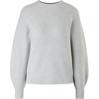 S.Oliver Damen Strickpullover, Langarm, Viskosemix Einfarbig, Grey, Größe 36