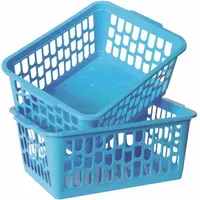 Heidrun Heidrun, Universalkorb, Aufbewahrungskorb, 2er Pack, 38 x 25 x 16 cm, farblich sortiert, aus Kunststoff