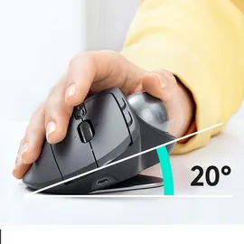 Logitech MX Ergo Trackball kabellos schwarz