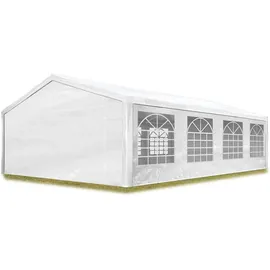 TOOLPORT Partyzelt 5 x 8 m  inkl. Seitenteile weiß 90108