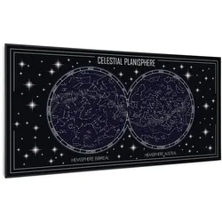 Klarstein Wonderwall Air Art Smart Infrarotheizung Himmelskarte 120x60cm 700W Mehrfarbig