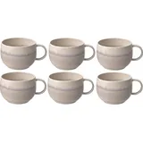 Villeroy & Boch Perlemor Sand 190 ml 6er Set - Beige