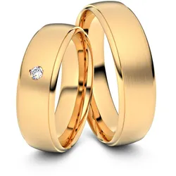 Trauringe Unna 585er RosÈgold - 9125