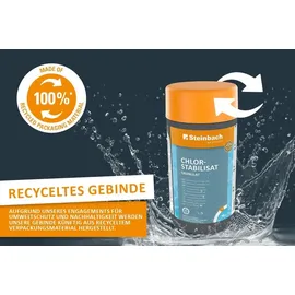 Steinbach Poolpflege Chlorstabilisat Granulat 1 kg, gegen Chlorgeruch
