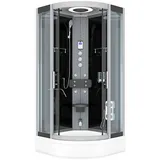 AcquaVapore Dampfdusche Duschkabine Sauna Dusche D58-53T3 90x90 cm, ohne 2K Scheiben Versiegelung