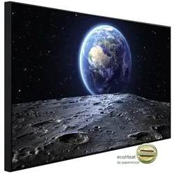 papermoon Infrarotheizung »EcoHeat - Erde vom Mond«, Matt-Effekt - bunt