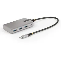 Startech StarTech.com 4-Port USB-C Hub mit DP Alt Mode Videoausgang 4K 60Hz - USB-C auf 3x USB-A & USB-C, 100W Power Delivery, USB 3.2 10Gbps, 30cm Kabel, USBC Verteiler/Splitter USB-C zu USB (HB31C3A1CDPPD3)