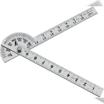 FAMEX Winkelmesser 62995 Edelstahl 10 cm