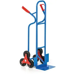 Treppenkarre mit 3-Stern-Rädern, Traglast 250 kg, Vollräder