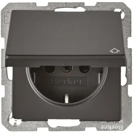Berker Schuko-Steckdose Unterputz anthrazit 1 St.