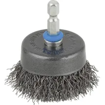 WOLFCRAFT Topfdrahtbürste Ø 50 mm Sechskant