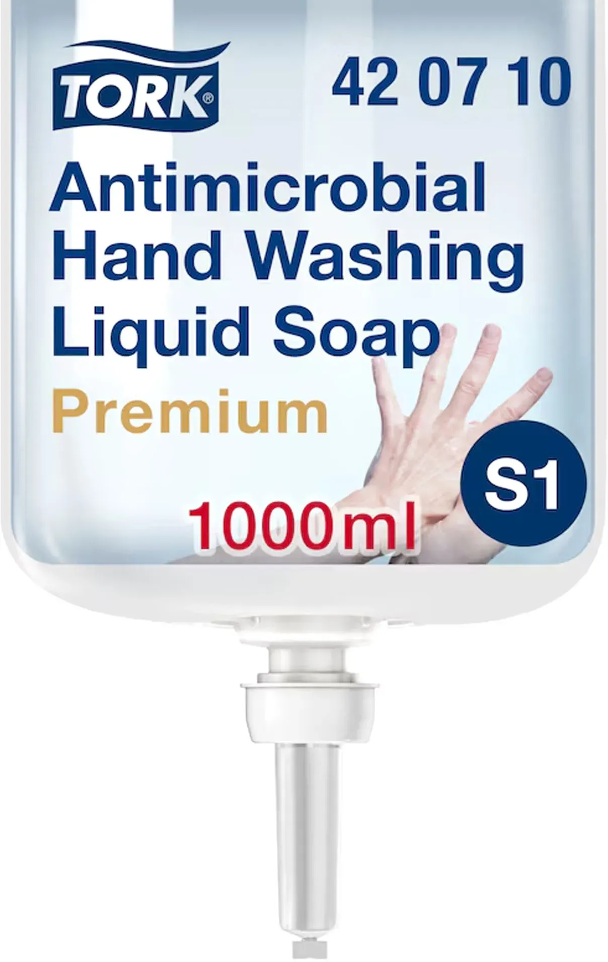 Tork 420710 antimikrobielle Flüssigseife zur Händedekontamination S1 6 x 1000 ml 6 x 1000 ml