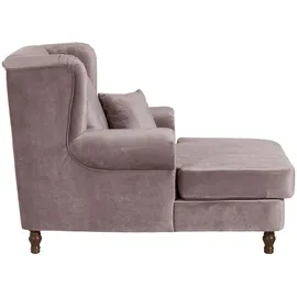58 aufm Kessel Sessel Karley Samtvelours 58 x 0 x 0 cm Rosa mit Kissen