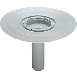 Viega Advantix Balkon-/Terrassenablauf-Grundkörper 626976 DN 100, Kunststoff grau, Ablauf senkrecht