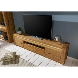 MASSIVMOEBEL24.DE KENT TV-Lowboard 223x40x53 cm Braun Holz