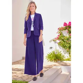 GOLDNER Kurzgröße: Jersey-Blazer in royalblau | Gr.: 20