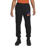 Nike Club Fleece-Jogginghose Herren Black/Black/Safety Orange XXL