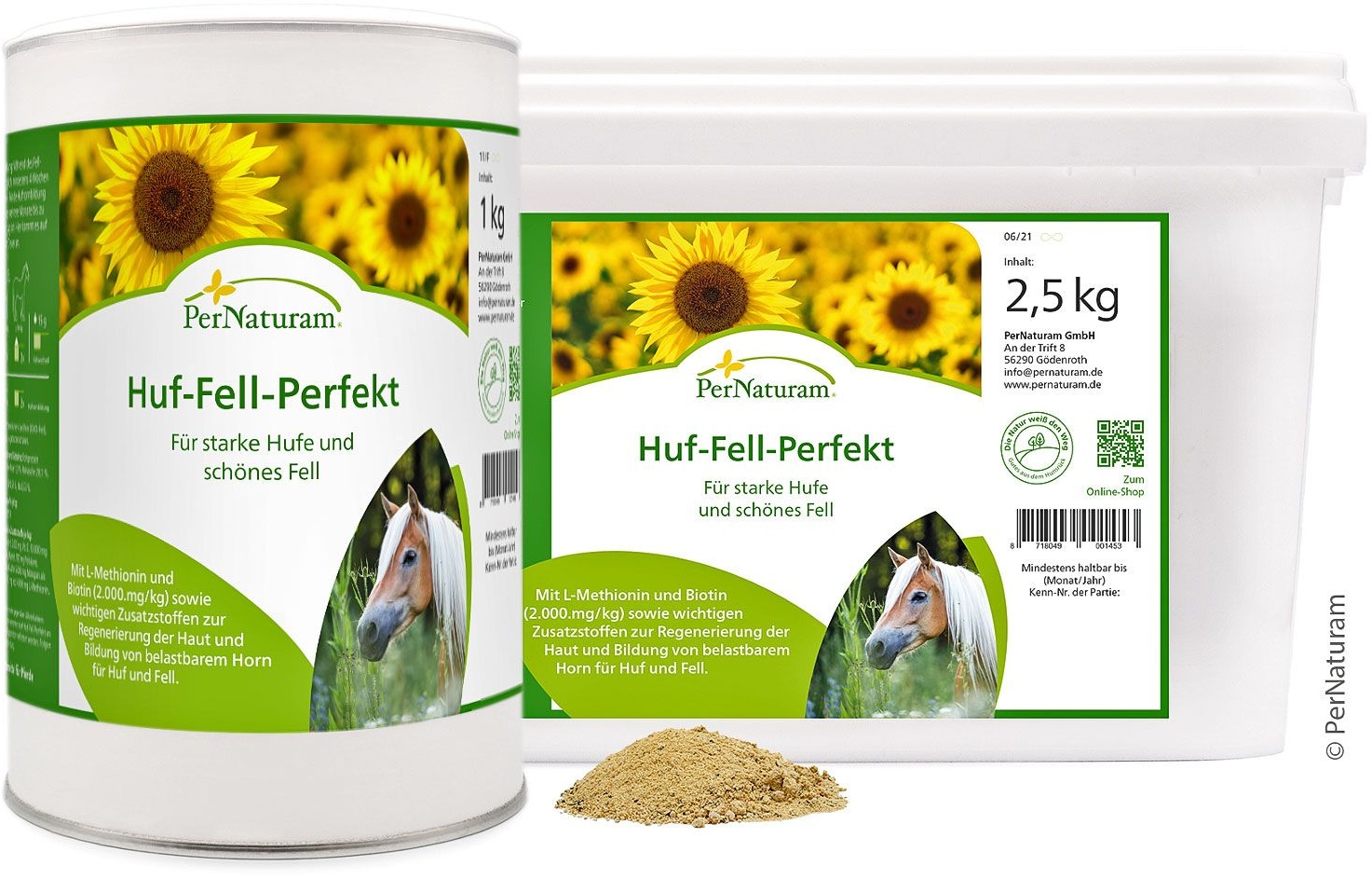 PerNaturam Huf-Fell-Perfekt Pulver 1 kg