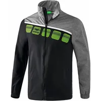 Erima Allwetterjacke 5-C black/greymelange/white, M