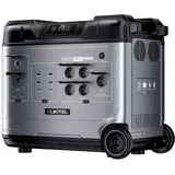 OUKITEL P5000 PRO Tragbare Powerstation 4000W, 5120Wh Solargenerator mit LiFePO4-Batterie, 5 AC Ausgängen für Notfälle/Stromausfälle/Hausgebrauch